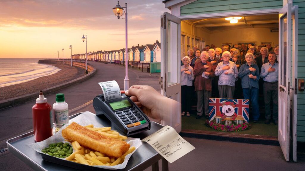 Frinton-on-Sea time warp: would you pay £32 for fish and chips as 60 voices sing around you?