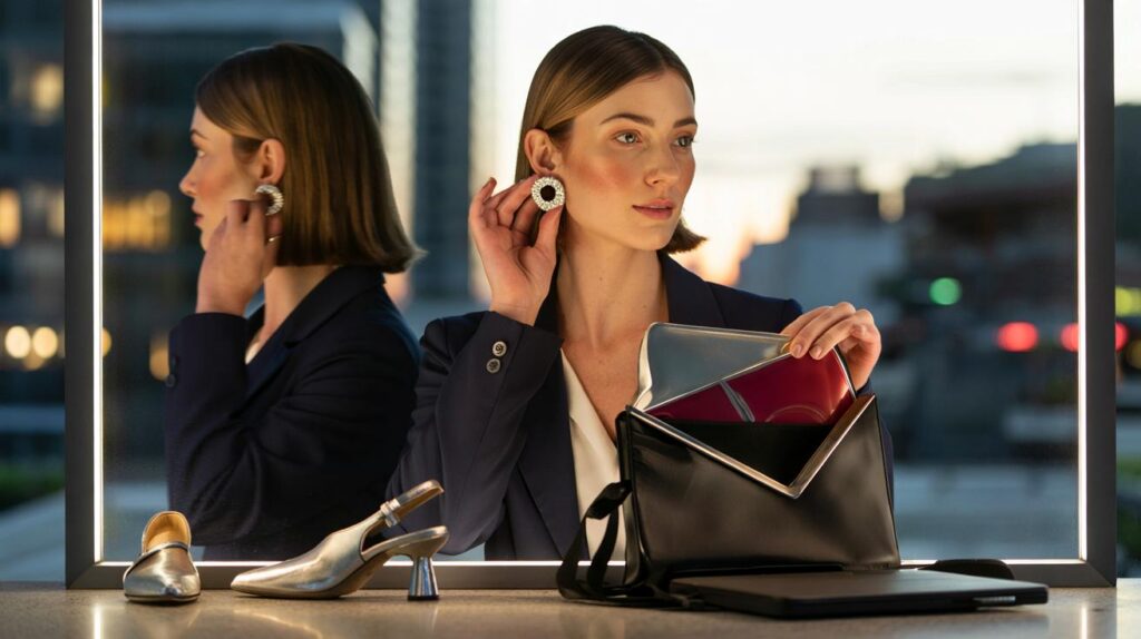 From office look to party outfit in five minutes: three items to keep in your bag for a quick change