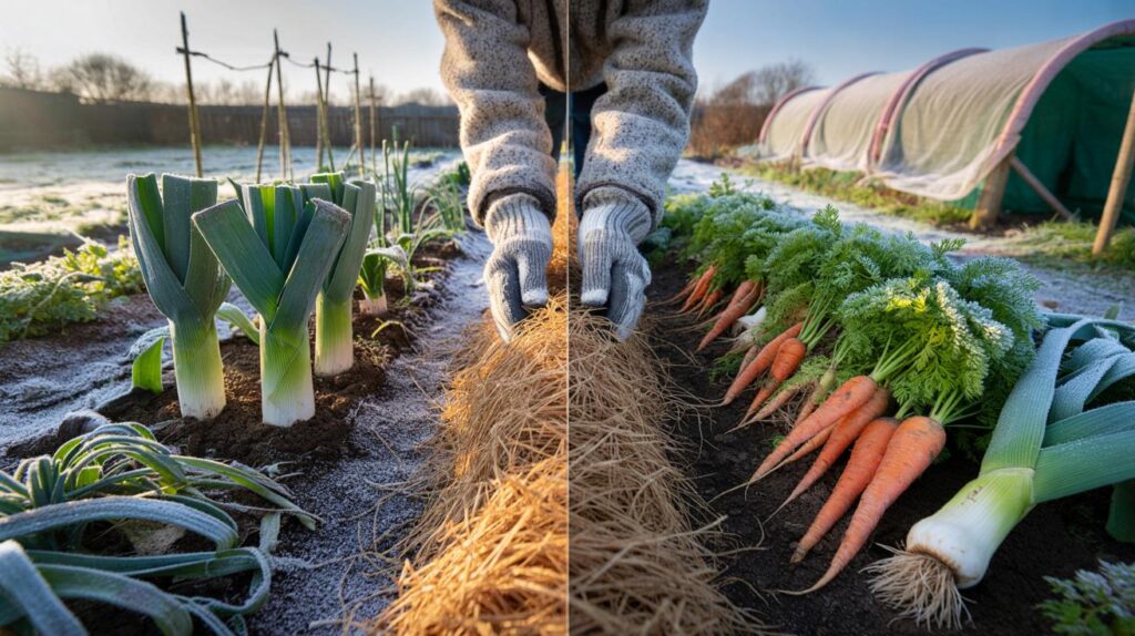 Gardeners, are you risking your winter veg? 15–20 cm mulch could save leeks, carrots and celery