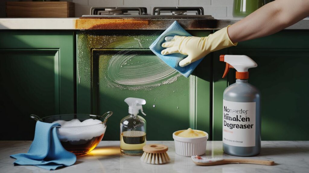 Grease on your kitchen cabinets costing you time and cash: 4 proven fixes, 2 minutes each?
