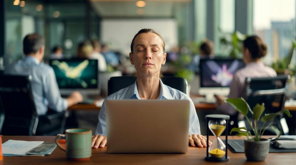 How mindfulness exercises at work boost focus and reduce stress in minutes