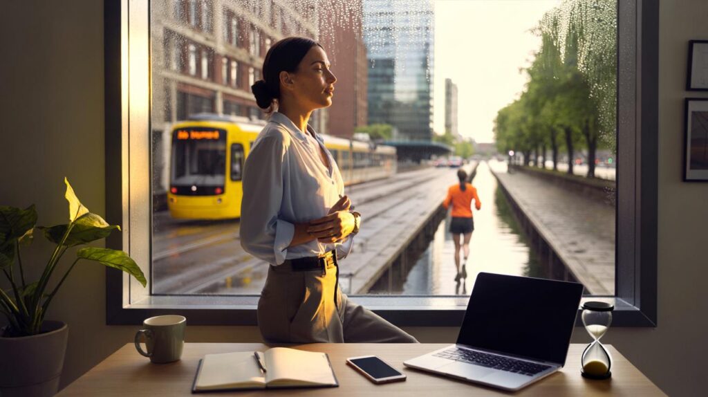 How one employee regained energy after work by taking real breaks during the day