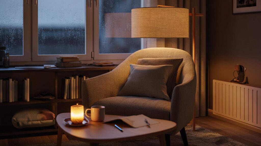 How to create a cosy corner for dark evenings