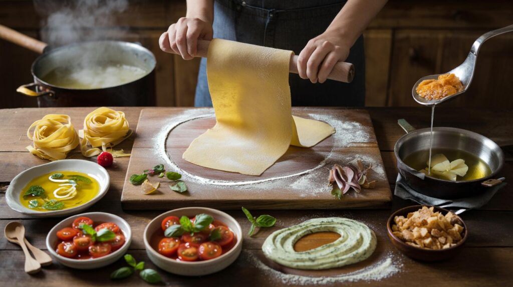 How to make homemade pasta without a machine: and pair it with light, flavourful sauces