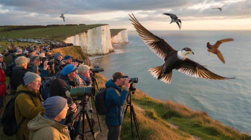 Hundreds of people rush to Yorkshire after 34-year wait: will you join the needletail hunt?