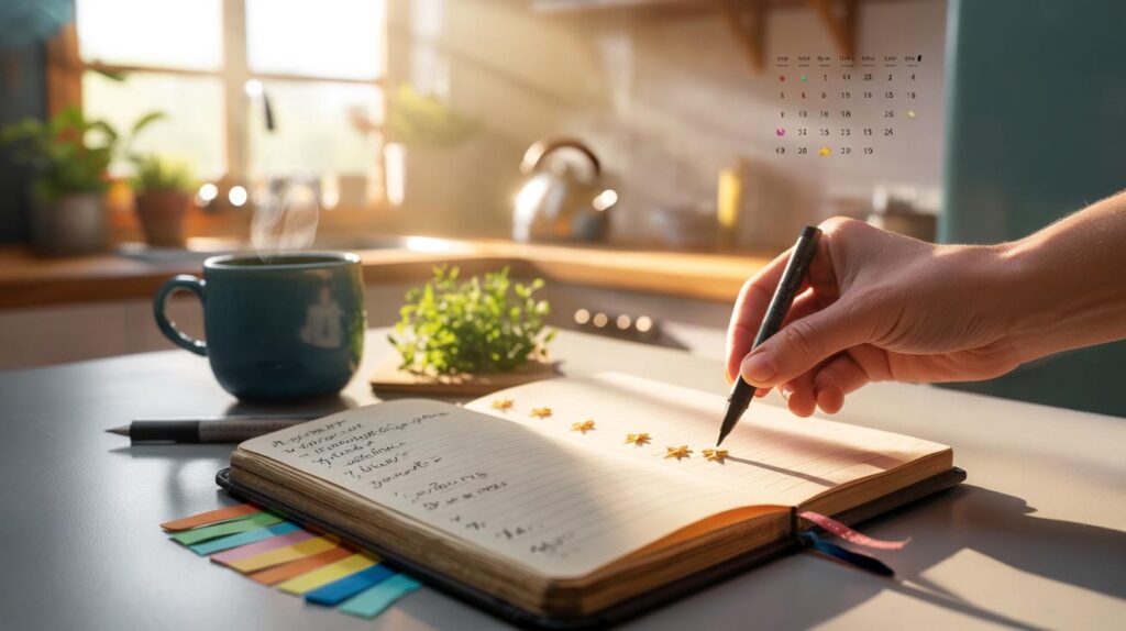 Journaling prompts for self-reflection and tracking personal growth milestones