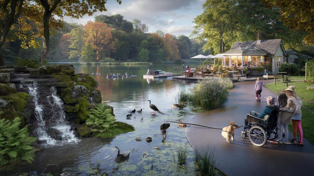 Kent's Dunorlan Park calling you: £2.8m cascade, 48 cedars, 7-day cafe and £1 parking today