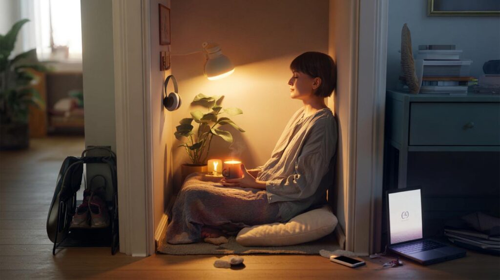 La méthode du “coin du calme” à recréer chez soi