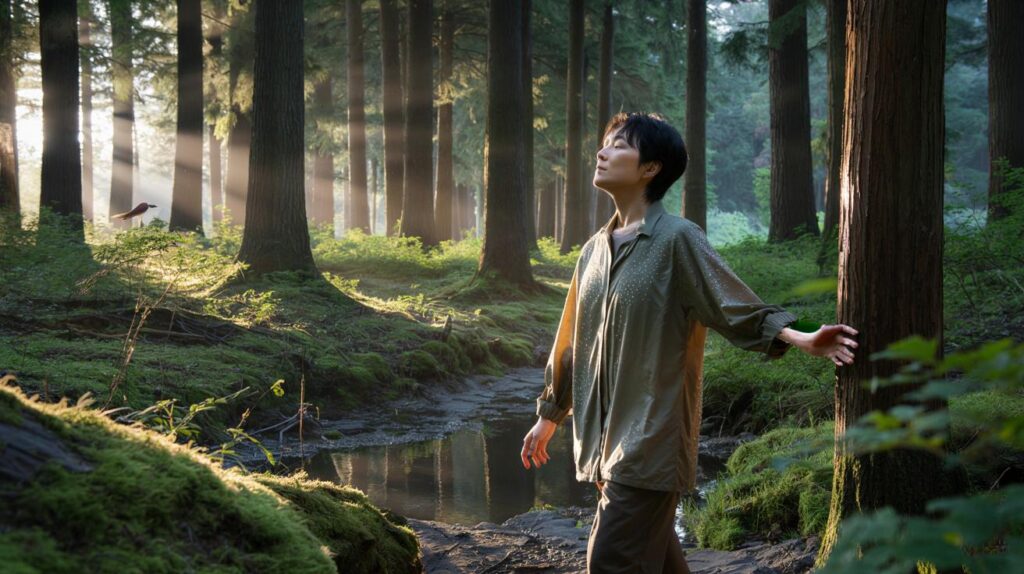 La technique japonaise du “Shinrin-Yoku” pour dormir comme un bébé