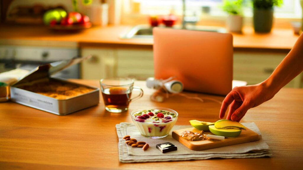 L’art du goûter sain quand on travaille à la maison