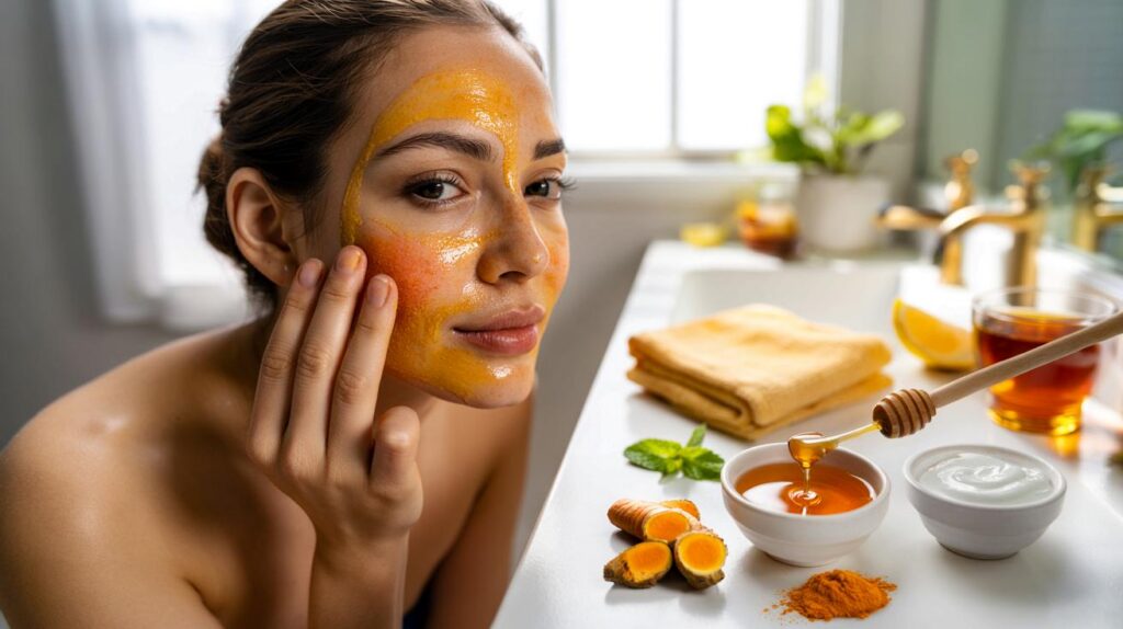Le masque visage au miel et curcuma à tester absolument