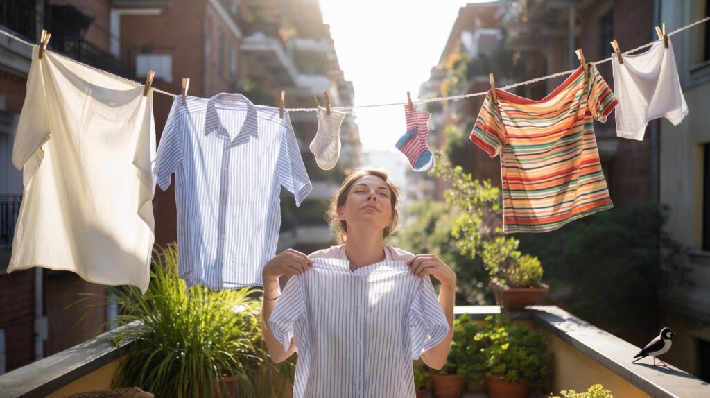 Le secret du linge séché à l’air libre sur l’humeur
