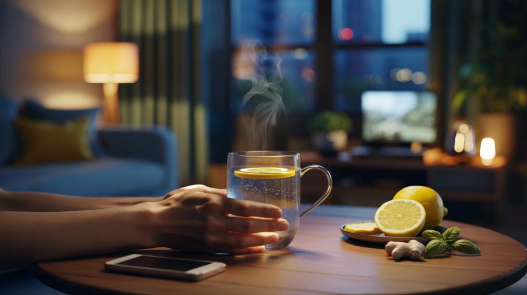 L’eau tiède citronnée du soir : la version “anti-fatigue” méconnue