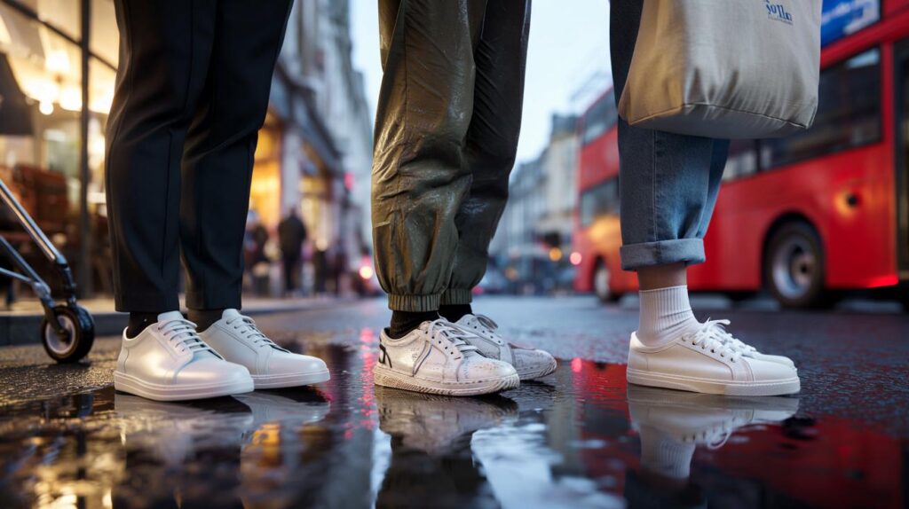 Les baskets blanches : symbole de quoi exactement ?