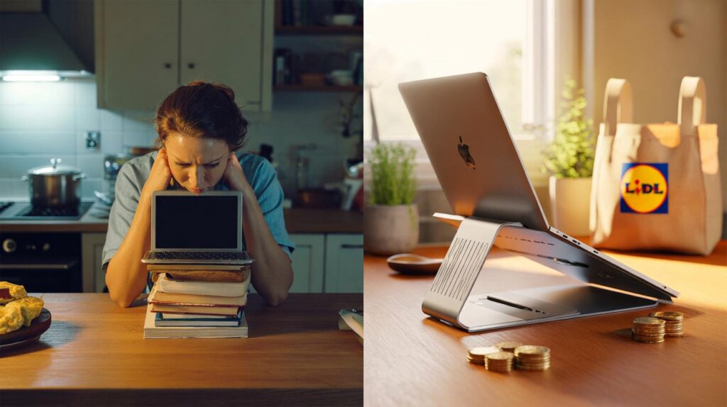 Lidl’s £3.99 laptop stand divides home workers: can 4 pounds save your neck and wrists this week?