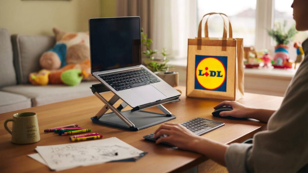 Lidl's £3.99 laptop stand shakes up home offices: are you wasting hours and your back for £4?