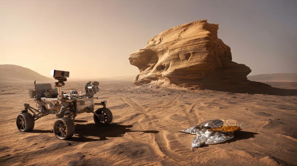 NASA rover spots a 1984 Pontiac Fiero on Mars : should you trust the 3 clues or laugh it off?