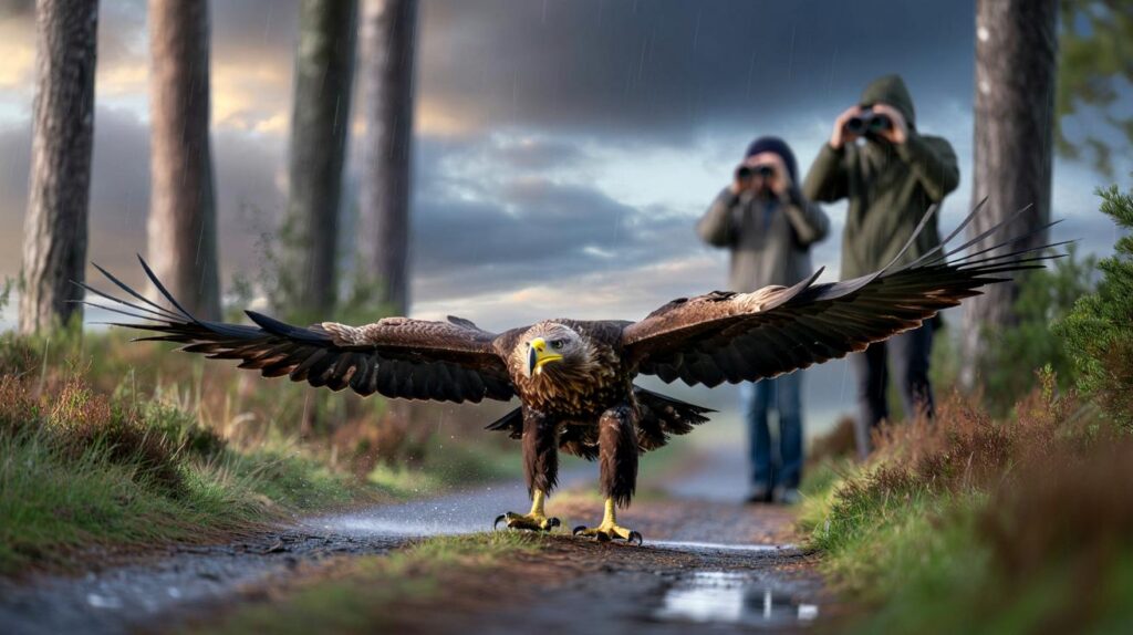 New Forest shock for your next walk: will a 2.5m wingspan skim past you in a five-minute downpour?