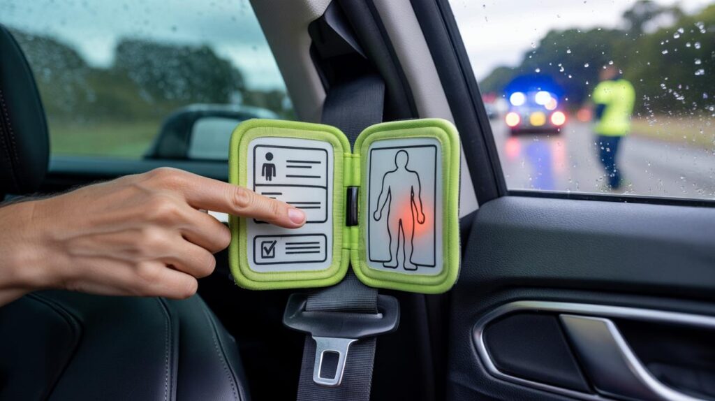 New seatbelt cover offered by police: 3 cards to save you minutes when every second counts