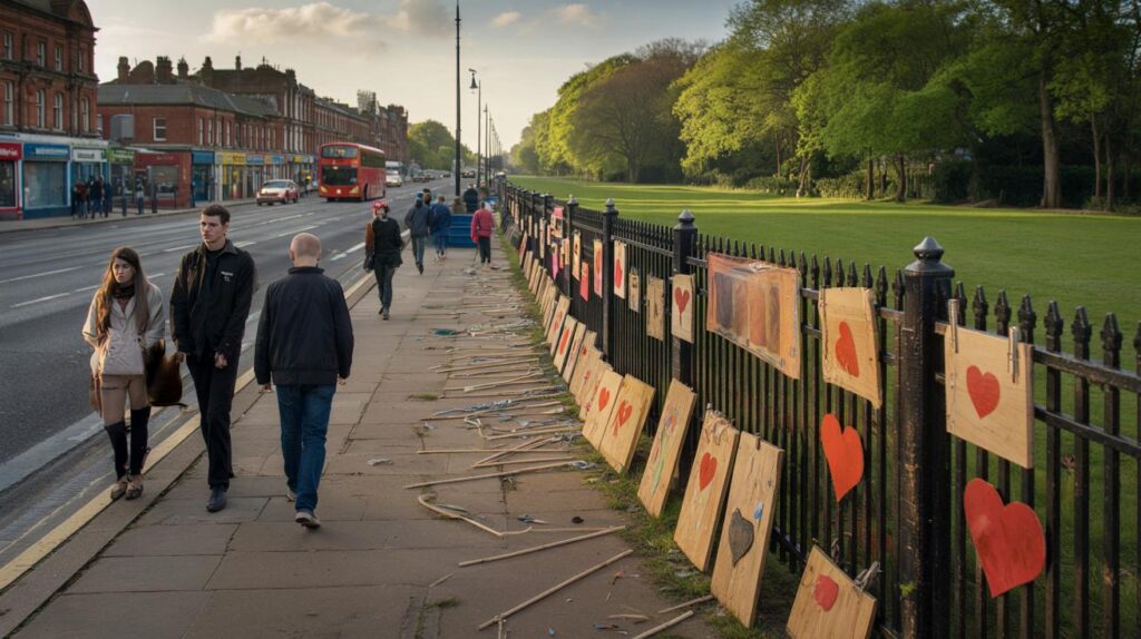 Nottingham road sees 10 ‘kindness’ signs over 160m replace St George’s flags: do you feel safer?