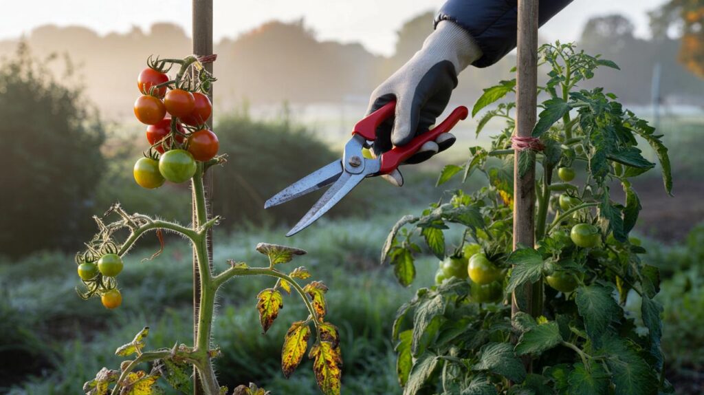 October tomato panic: should you prune now to save 7–12 fruits per plant, or let nature finish?