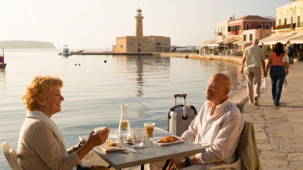 Over-55s up 50% this autumn: is Crete’s 26C October calling you with cheap fares and easy care?