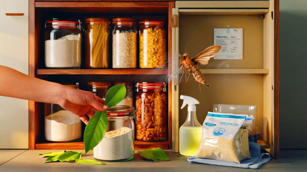 Pantry moths in your cupboards? 3 bay leaves, 24 hours in the freezer and 200 eggs you can stop