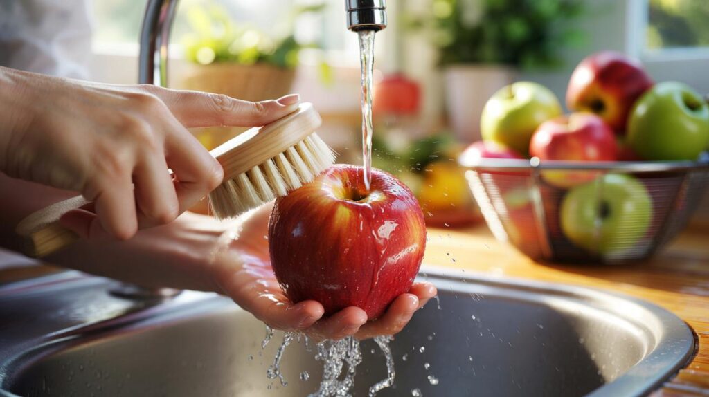Parents and shoppers: 40°C water plus a 20‑second brush could cut 90% of apple pesticides you eat