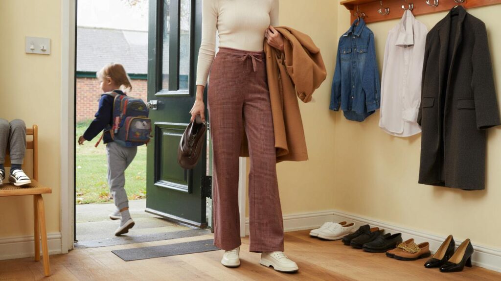 Parents on a budget: could Next’s £36 wide-leg trousers in autumn checks beat your joggers now?