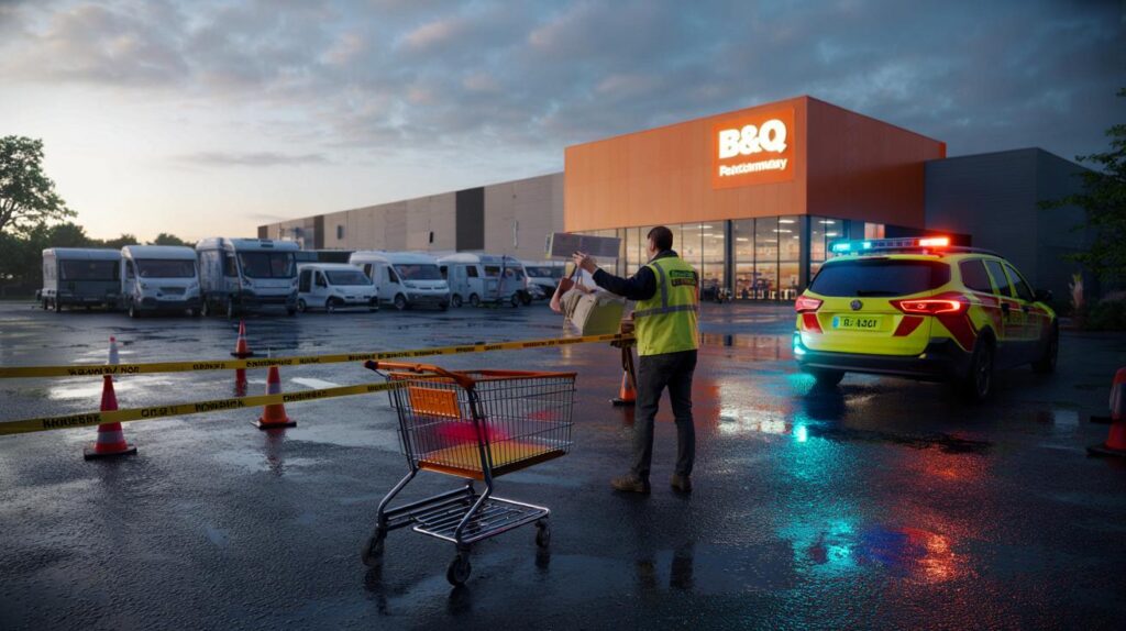 Patchway B&Q shuts after 21:30 car park encampment: will you still get your DIY done today?