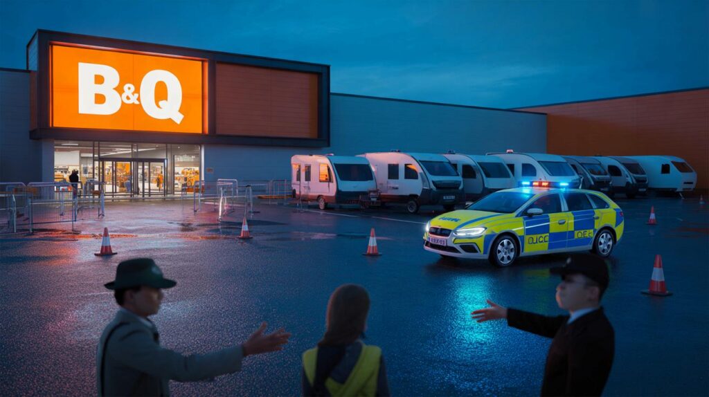 Patchway B&Q shuts after travellers take car park at 21:30: are you among shoppers turned away?