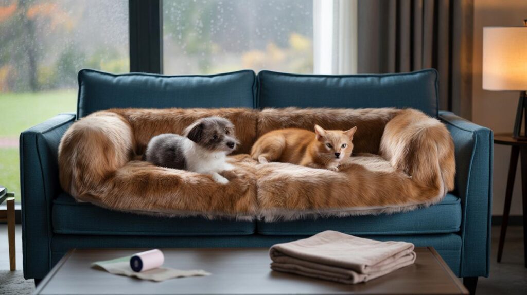 Pet hair on the sofa costing you hours? Home Bargains’ £15 two-seater bed could save 2 washes weekly