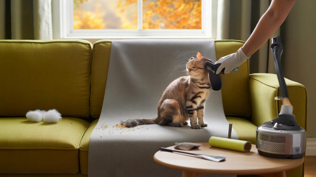 Pet owners, drowning in fur? 7 daily moves and a £15 trick to keep sofas 80% cleaner this autumn