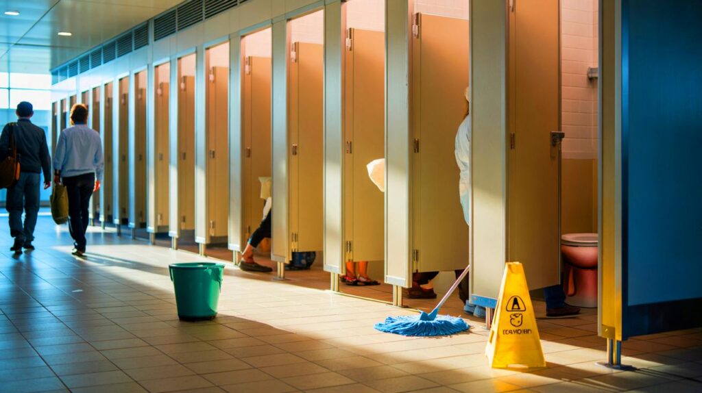Public loo doors left short: 6 reasons they save you 30% queue time and up to £18,000 a year