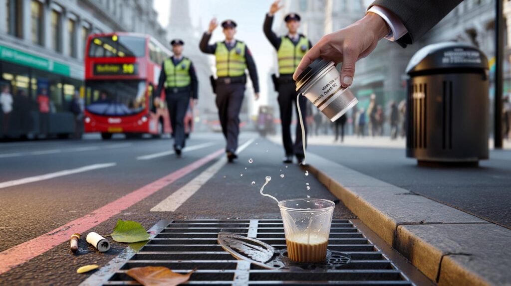 Richmond bin row: would you pay £150 for pouring coffee in a drain as 3 officers chased you?