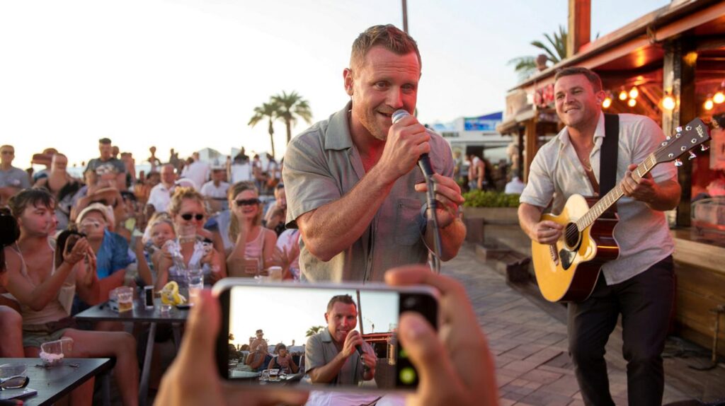 Ricky Hatton, 46, sings Oasis in a Tenerife bar: would you spot the lyric slip-up before the cheers?