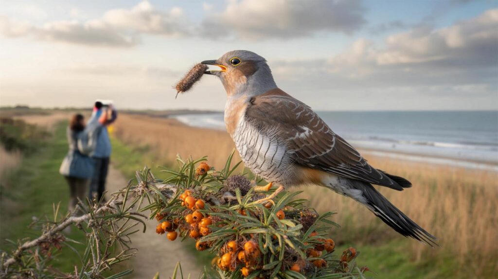 Salthouse shock for birders: did you miss this juvenile cuckoo after 10 days in Norfolk skies?