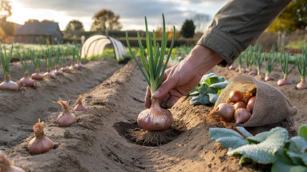 Seven days to plant 30 grey shallot sets before the frost: will you bag 2kg of perfume-rich bulbs?