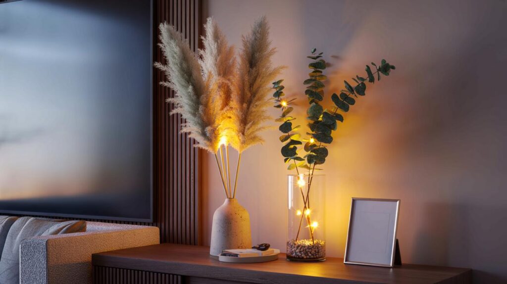 Shoppers rush to Aldi for £8.99 LED stems: will 97cm pampas and eucalyptus glow lift your space?