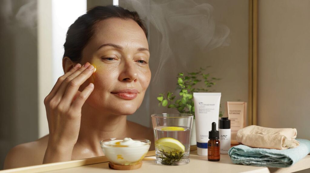 Skincare secrets for hormonal balance during perimenopause to keep your skin glowing and calm without expensive creams