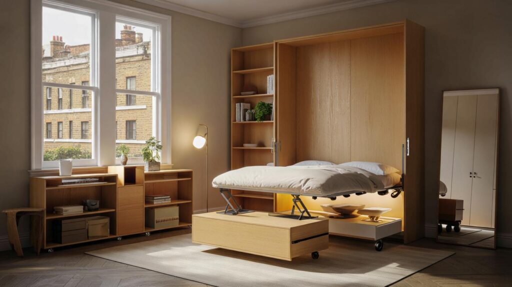 Small space living solutions for multifunctional furniture in tiny UK flats