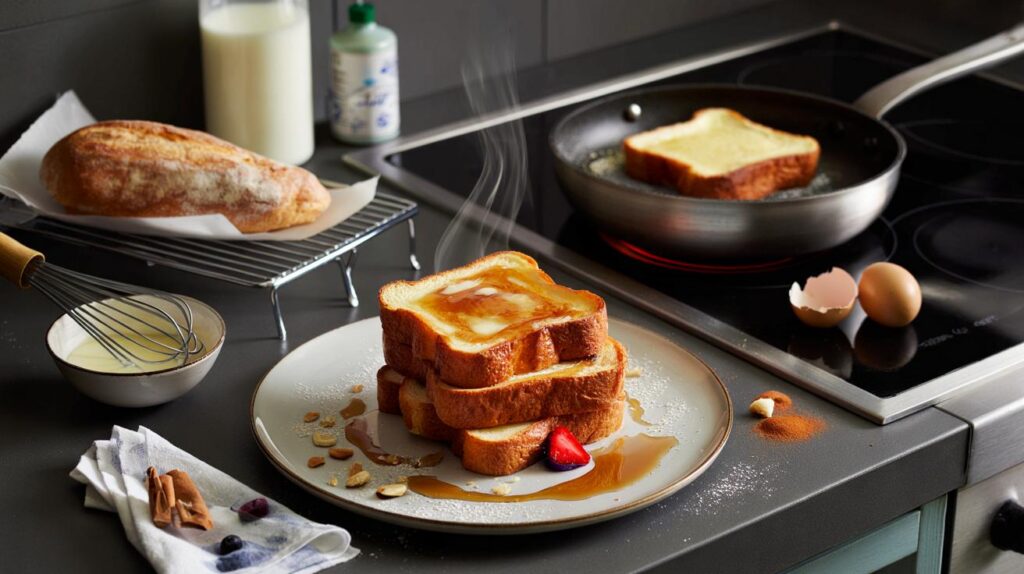 Stale bread turned into dessert: this French toast recipe is the ultimate leftover treat