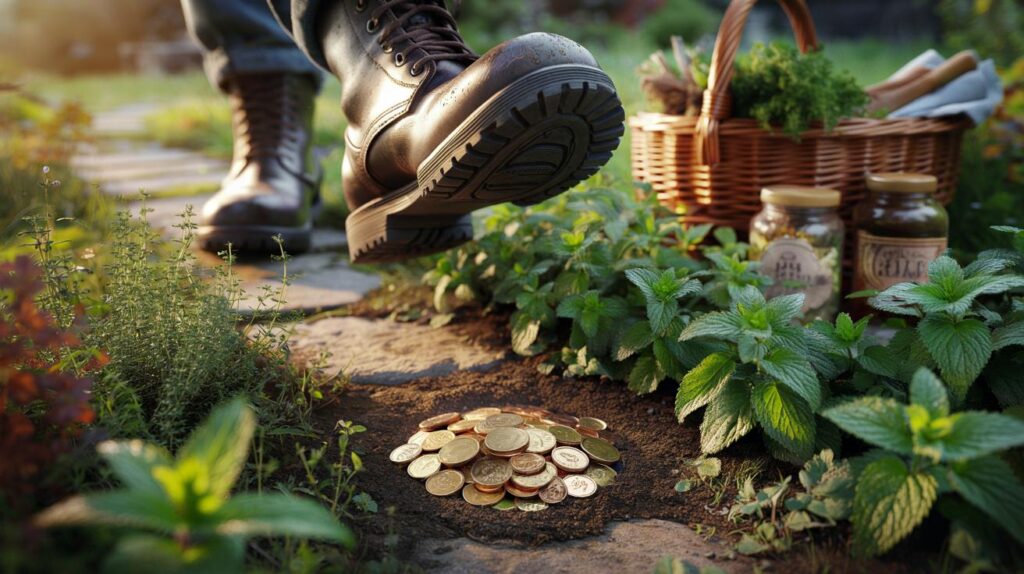 Stop trampling your money: are you tossing £160 per kilo underfoot with mint, nettles and thyme?