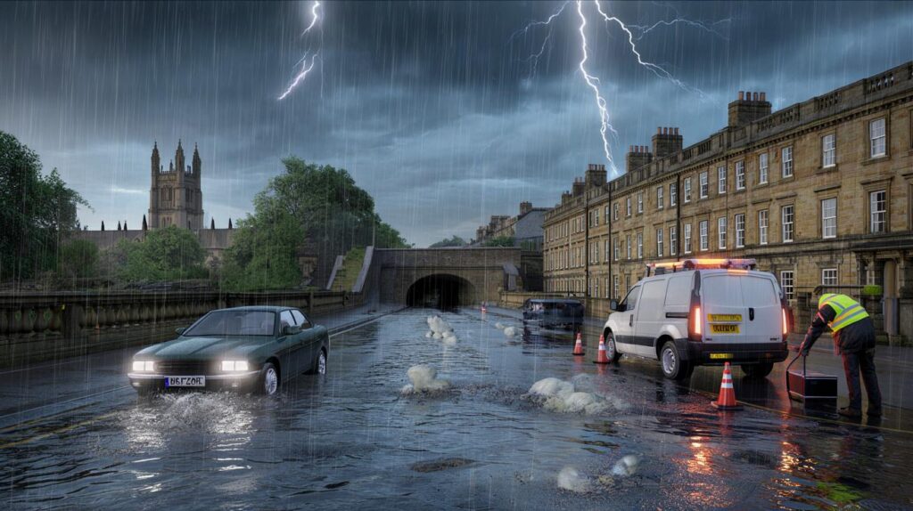 Storm risk across Bath, Gloucester, Salisbury and Newport: will you see 40mm rain and power cuts?