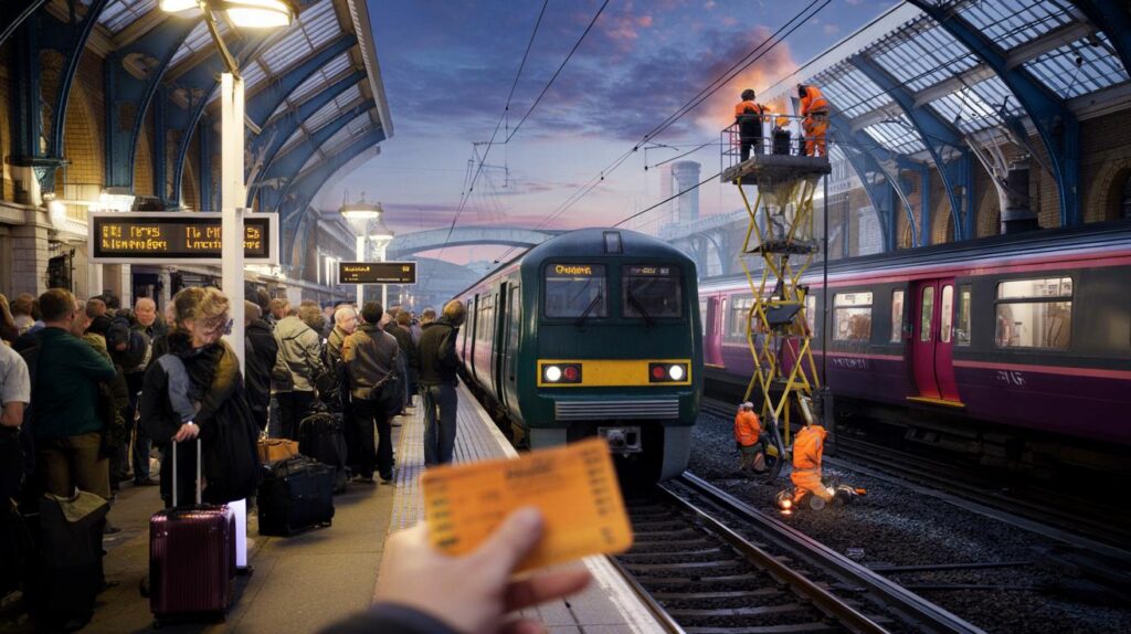 Stuck between Wales and London tonight? 0 trains, OLE fault, tickets honoured tomorrow by midnight