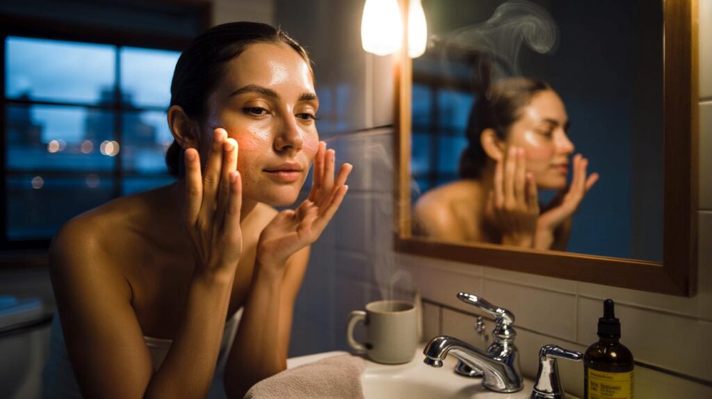 The facial massage that boosts your glow on dark mornings