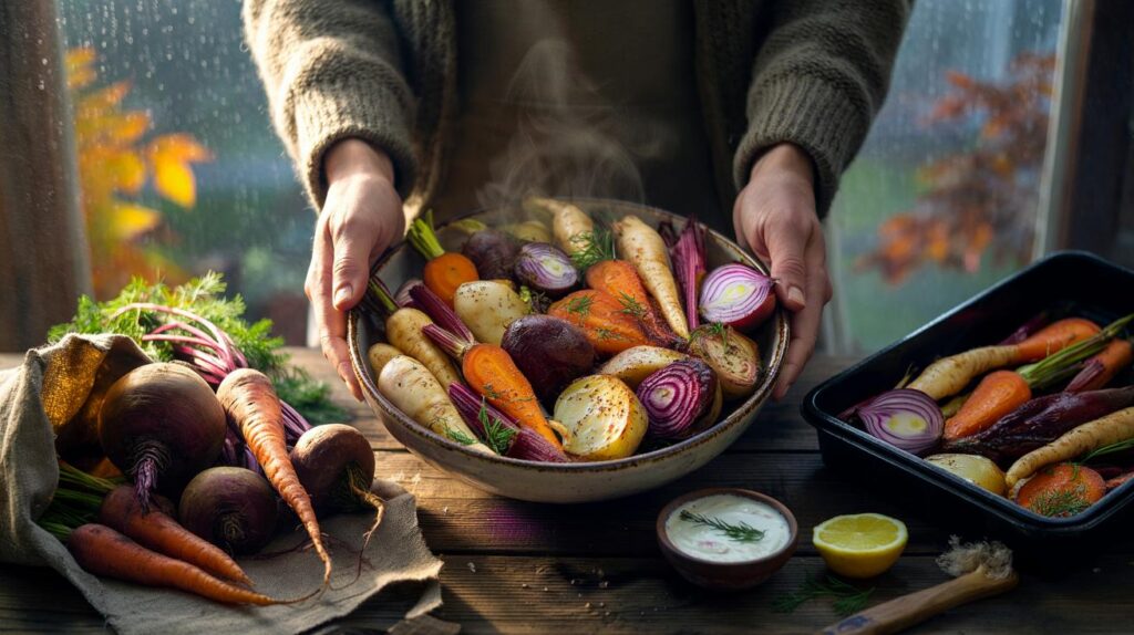 The grounding power of root vegetables in autumn