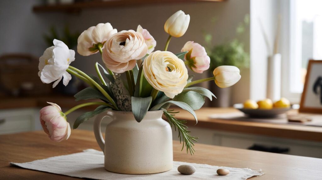 The secret to making fake flowers look real: and chic, not cheap