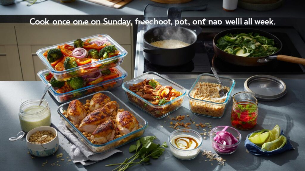 The Ultimate Guide to Meal Prep: How to Cook Once on Sunday and Eat Well All Week Long