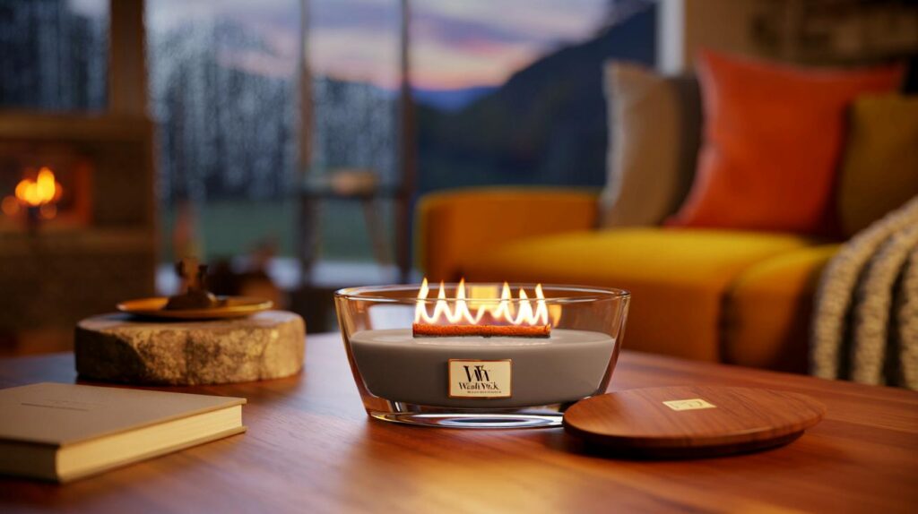 This Woodwick candle sounds like a real fire: will 50 hours for £24.49 warm your home tonight?